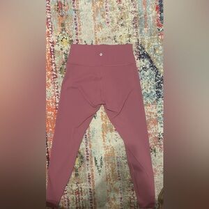 Dark Pink Lululemon leggings, size 10